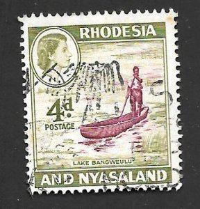 Rhodesia & Nyasaland 1959 - U - Scott #163