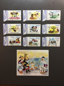 Grenada 1185a-1194a VF MNH. Scott $ 16.75