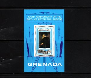 GRENADA #864  1978  PAINTINGS  MINT  VF NH  O.G  S/S