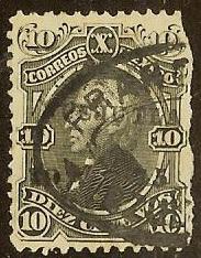 Mexico 107 10c Hidalgo 1874-80 used