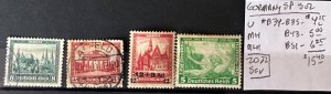 Germany Semi-Postal Selection #B34//B51- SCV=$15.40