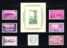 US YEAR SET 1937  SCOTT 795-802  MNH  SHERWOOD STAMP