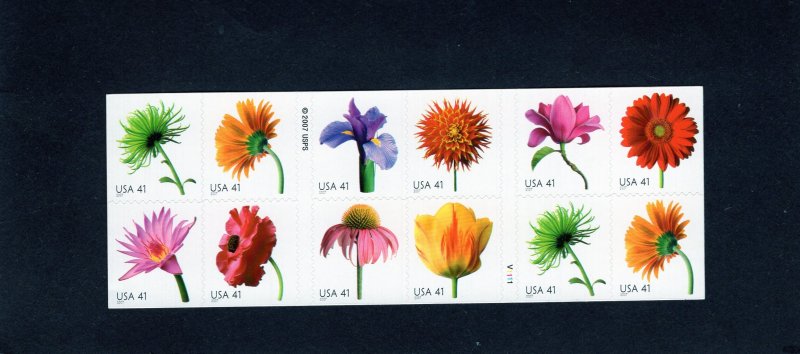 4185a Flowers, MNH booklet pane/20