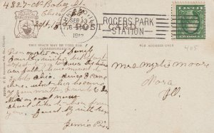 U.S. Scott 405 Used POST CARD