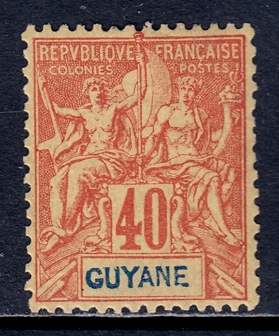 French Guiana - Scott #45 - MH - SCV $24