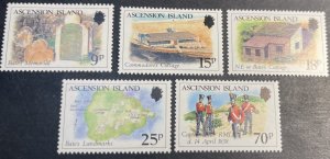 ASCENSION ISLAND # 440-444-MINT NEVER/HINGED--COMPLETE SET--1988