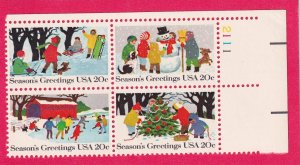 US 2030a MNH OG PLATE BLOCK 1111