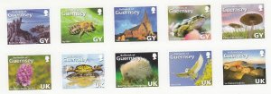 2007 Guernsey Self Adhesive set 10, Mint NHM