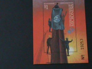 MICRONESIA-1995-UNITED NATION 50TH ANNIVERSARY-MNH -S/S VERY FINE