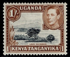 KENYA UGANDA TANGANYIKA GVI SG145, 1s black & yellowish-brown, M MINT. Cat