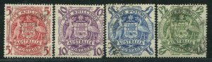 AUSTRALIA #218-221 USED SET F/VF