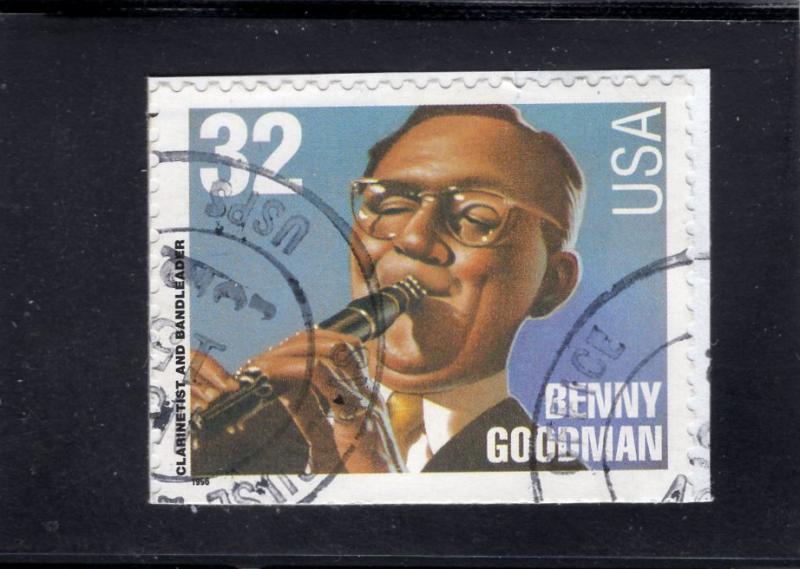 3099 Benny Goodman, used on paper, CV $ .25