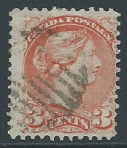 Canada, Sc #37e, 3c Used