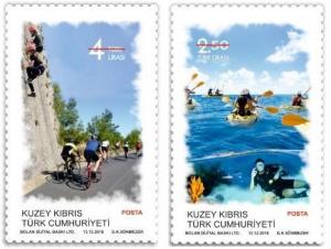 TURKISH NORTHERN CYPRUS/2018 -  OUTDOOR SPORTS STAMP SET, MNH