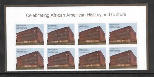 #5251 MNH Museum African American History Culture Top forever header block 8