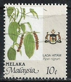 Malaysia-Malacca ~ Scott # 96 ~ Used