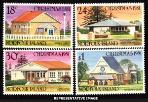 Norfolk Islands Scott 283-286 Mint never hinged.