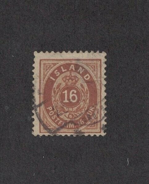 Iceland Scott 27 - Single. Used.    #02 ICE27