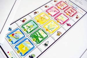 COLOR PRINTED JAPAN PREFECTURES [FURUSATO] 2008-2020 STAMP ALBUM (126 ill.pages)