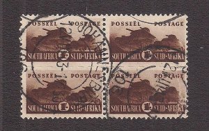 SOUTH AFRICA SC# 97 B/4  FVF/U  1942