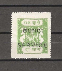 INDIA/BUNDI 1915/41 SG O50c MLH Cat £950