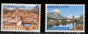 Switzerland Scott 627-628 MNH** 1977  Europa stamp set