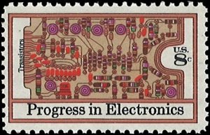 U.S. Scott # 1501  1973 8c multi Litho& Electronic
Circuit ; TAGGED mint-nh- vf
