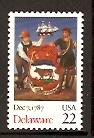 #2336 Delaware Single Mint NH