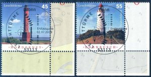 Germany 2009 Lighthouses Mi. 2742/3 Used CTO