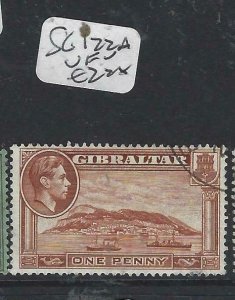 GIBRALTAR  (P0207B)  KGVI   1D  SG 122A   VFU