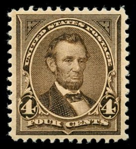 momen: US Stamps #269 Mint OG NH PSE Graded XF-SUP 95