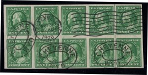 U.S. - 383 -  Block of 10 - Very Fine - Used