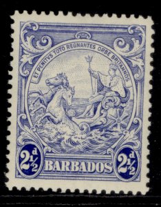 BARBADOS GVI SG251, 2½d ultramarine, M MINT.