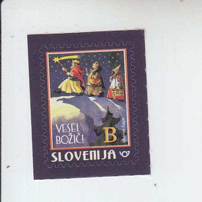 2018 Slovenia Christmas New Year's Wassailers SA (Scott 1309) MNH