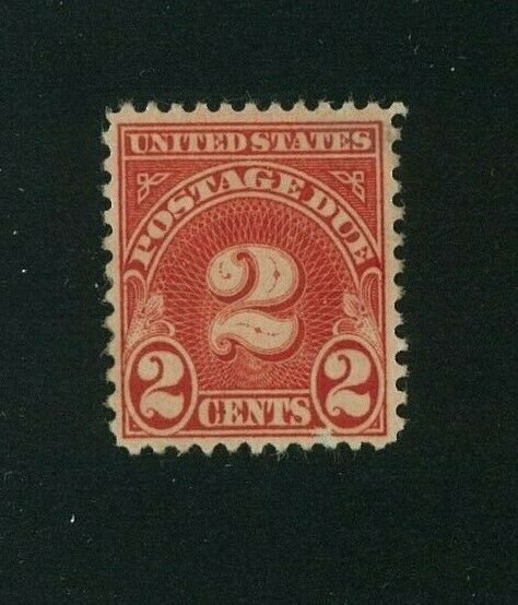 US 1931 2c dull carmine Postage Due, Scott J81 Mint No Gum, Value = 25c