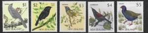 New Zealand 768-70A & 835  set 5  vf  mint nh