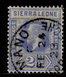 SIERRA LEONE GV SG135, 2½d ultramarine, USED. Cat £21. CDS