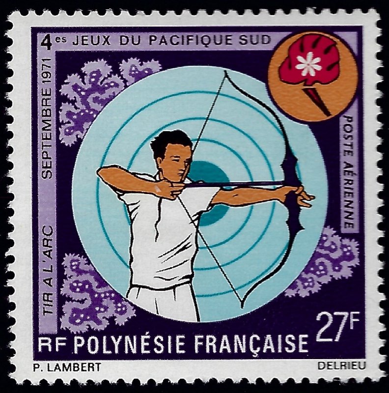 French Polynesia Sc C76 MNH VF SCV$12...French Colonies are Hot!