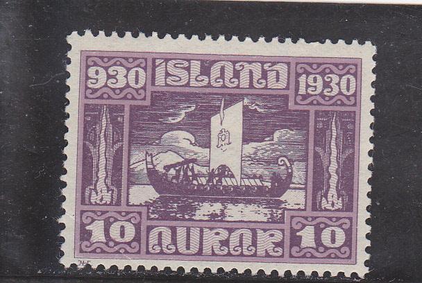 Iceland  Scott#  155  MH