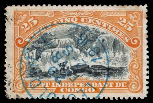 Belgian Congo - Scott 20 - Used - Toning - Poor Perforation Quality