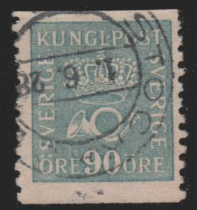 Sweden 152 Crown and Post Horn 1925
