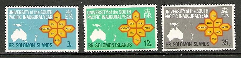  Solomon Islands set mnh sc 195 -197