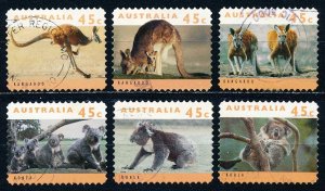 Australia #1294-1295  Set of 6 Used