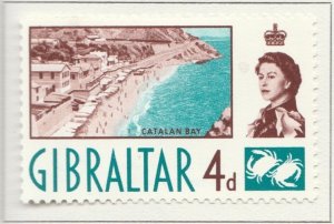 1960 British Colony GIBRALTAR 4d MH* Stamp A28P47F30439-