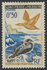 St Pierre & Miquelon  SC# 362 MH  Birds  see details/scans 