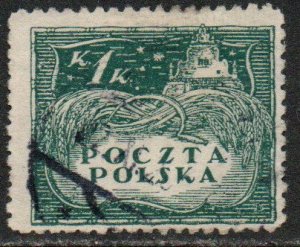 Poland Sc #128 Used
