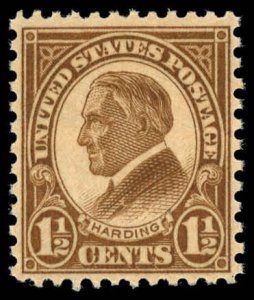 US Sc 633 MNH - 1927 1½¢ - Harding