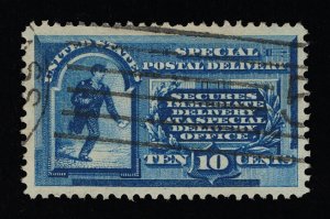 EXCEPTIONAL GENUINE SCOTT #E1 F-VF POSTALLY USED 1895 ABNC SPECIAL DELIVERY