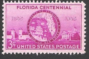US Cat # 927, Florida, MNH*-