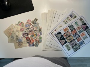 Collection of Monaco stamps